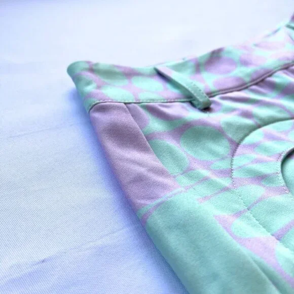 HOUSE OF SUNNY MINT LILAC PURPLE HAZE PARTY FLARE PANTS -  4 - Picture 7 of 11